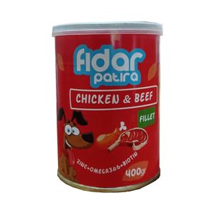 نقد و بررسی کنسرو غذای سگ فیدار پاتیرا مدل مرغ و گوشت وزن 400 گرم توسط خریداران