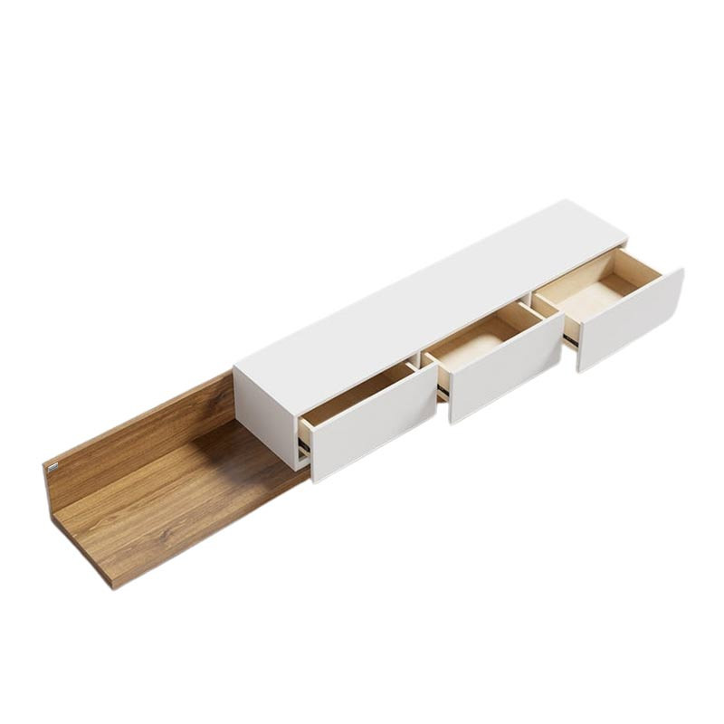 میز تلویزیون هیراد مدل TV146-MDF مناسب برای تلویزیون تا 75 اینچ