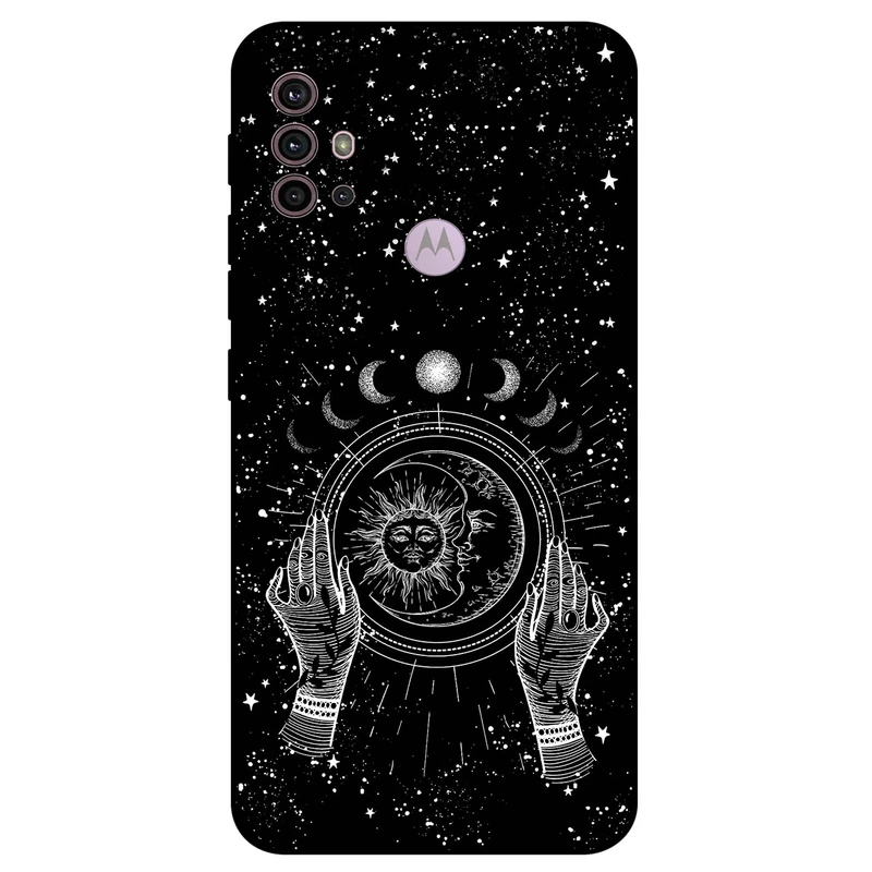 کاور مگافون طرح ماه و خورشید مدل 1892 مناسب برای گوشی موبایل موتورولا Moto G30