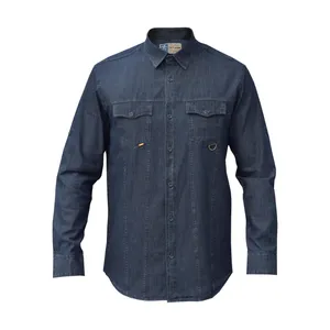 پیراهن آستین بلند مردانه پایتی جامه مدل جین کد 10466006