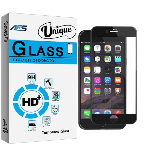محافظ صفحه نمایش مات ای اف اس مدل Unique Glass مناسب برای گوشی موبایل اپل Iphone 6 / 6s plus