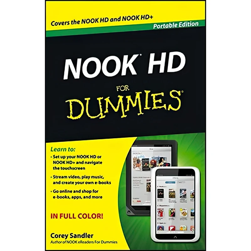 کتاب Nook Tablet for Dummies اثر Corey Sandler انتشارات تازه ها