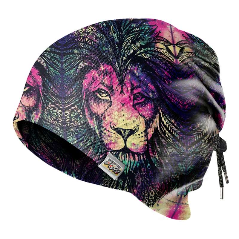 دستمال سر و گردن هزاردستان طرح شیر مدل DB27