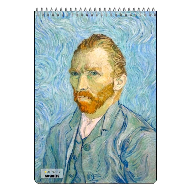 دفتر نقاشی 50 برگ سیمی کارنیکا طرح نقاشی های ون گوگ Van Gogh Paintings کد 81705