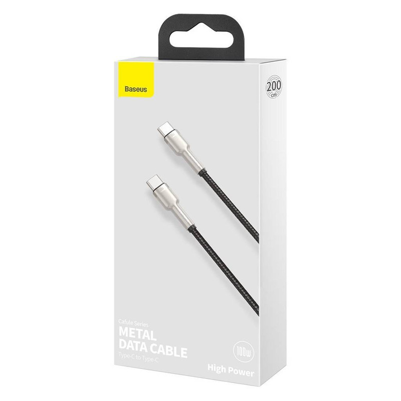کابل تبدیل USB-C باسئوس مدل Metal Data Cable-100W طول 2 متر