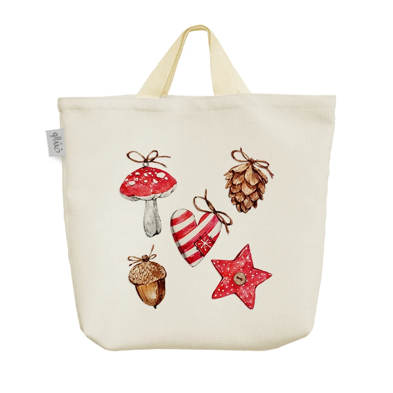 ساک خرید خندالو مدل کریسمس کد H568