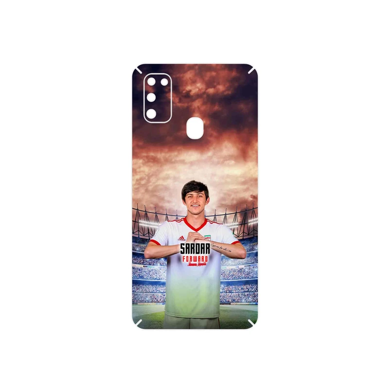 برچسب پوششی ماهوت مدل Sardar Azmoun مناسب برای گوشی موبایل سامسونگ Galaxy M21