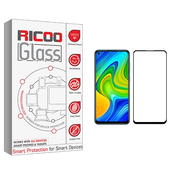 محافظ صفحه نمایش ریکوو مدل +HD مناسب برای گوشی موبایل شیائومی Redmi Note 9