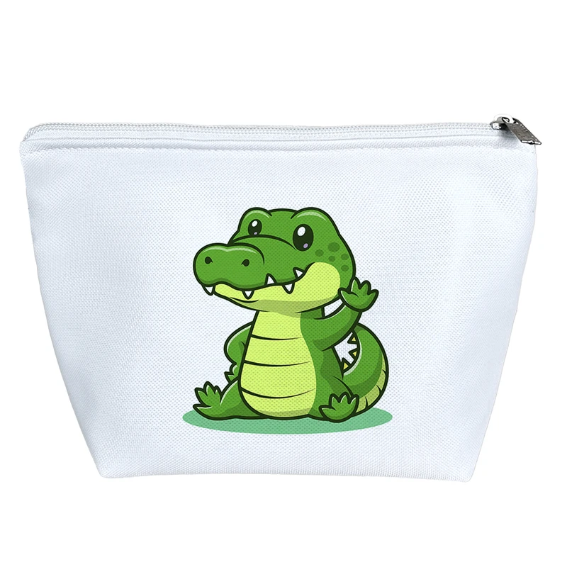 کیف لوازم آرایش دخترانه خندالو مدل تمساح کد 2329