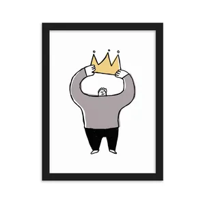 Minimal Wall Art King Design Code 2730