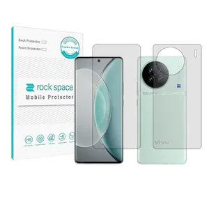 Rock space HyGEL model hydrogel screen protector suitable for Vivo X90s mobile phone with phone back protector