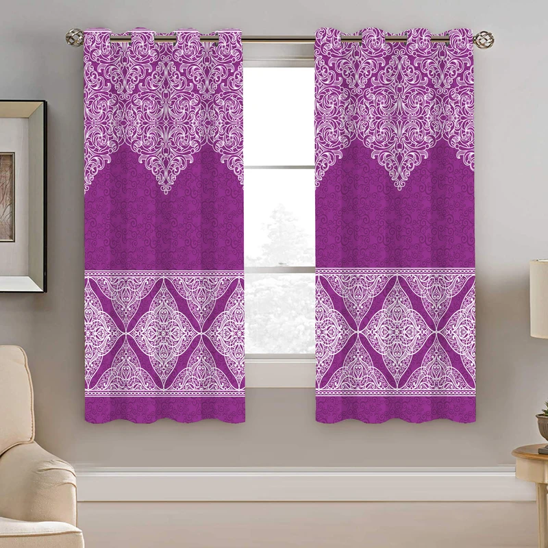 پرده نیروانا طرح سنتی مدل هازان کد 8999 سایز 140×200 سانتی متر