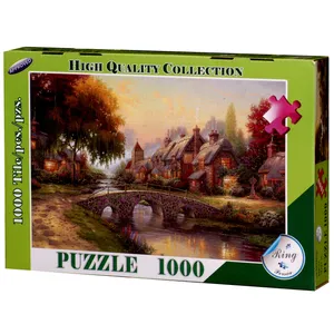 پازل1000 تکه طرح پل روستایی