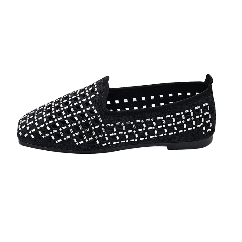 کفش زنانه سیی 1966 مدل نگین آینه ای کد 2297