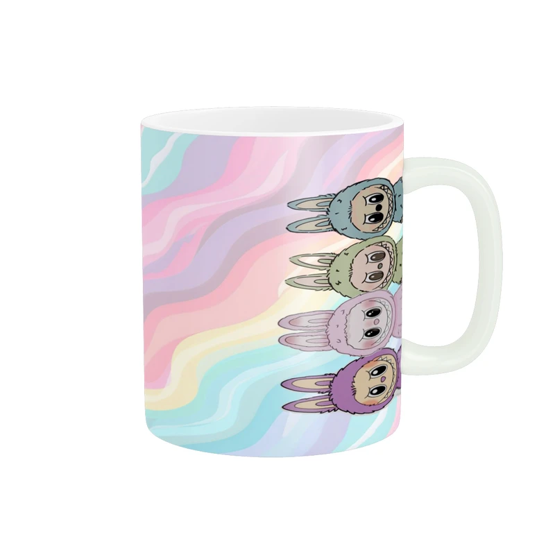 ماگ پاد آفرین مدل فانتزی طرح عروسک لبوبو Labubu ترند کد p10773