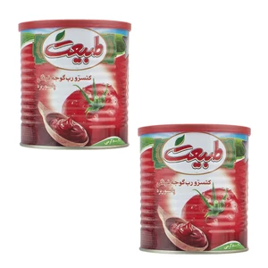 کنسرو رب گوجه فرنگی طبیعت مقدار 800 گرم - بسته 2 عددی