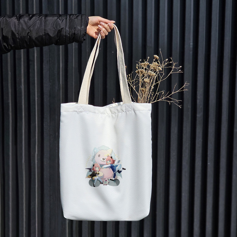 ساک خرید خندالو مدل آنیا انیمه اسپای ایکس فمیلی Spy X Family کد 2132