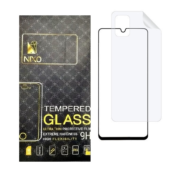 محافظ صفحه نمایش نیکسو مدل 2FN مناسب برای گوشی موبایل سامسونگ Galaxy A51 5G به همراه محافظ پشت گوشی