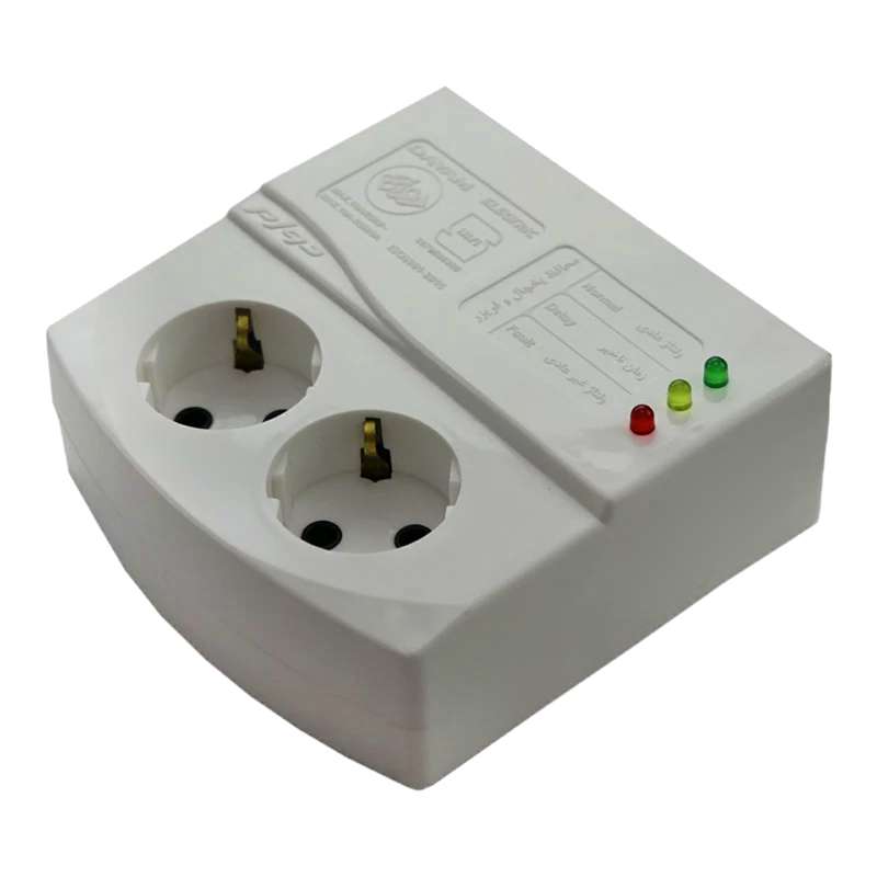 محافظ ولتاژ و چند راهی برق دوام الکتریک مدل M-POLY کد 5