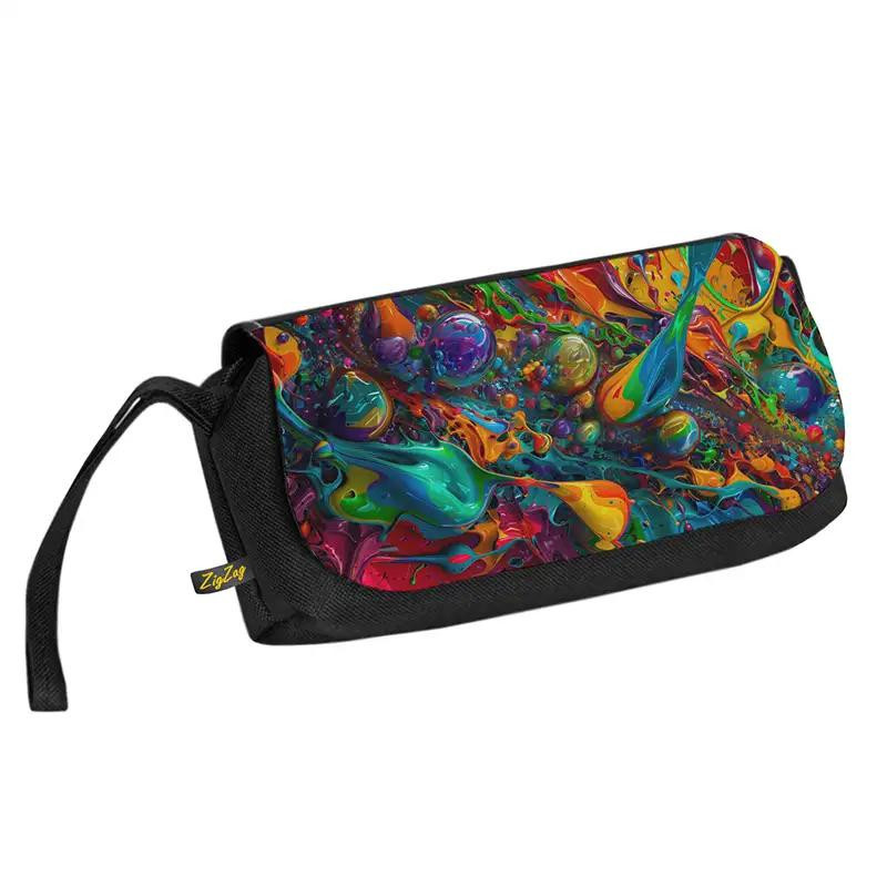 جامدادی زیگ زاگ طرح رنگی کد 6597