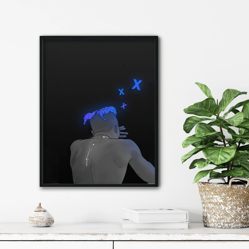 تابلو آتریسا طرح تنتاسیون xxxtentasion مدل ATt0144