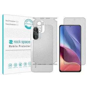Rockspace transparent screen protector HyGEL model suitable for Xiaomi Redmi K40 mobile phone with back protector