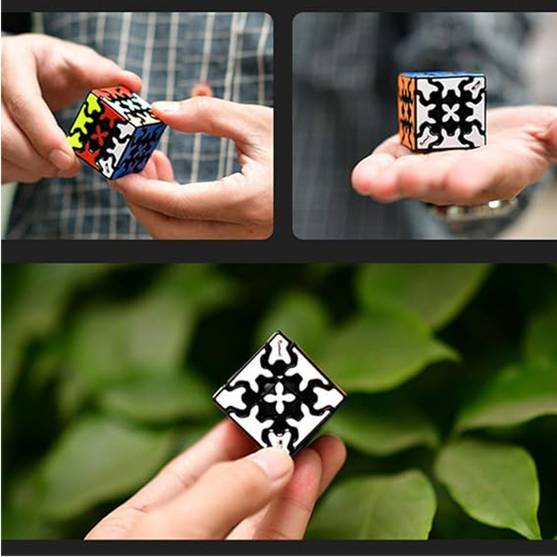مکعب روبیک کای وای مدل جاکلیدی طرح گییر چرخ دنده مکعب