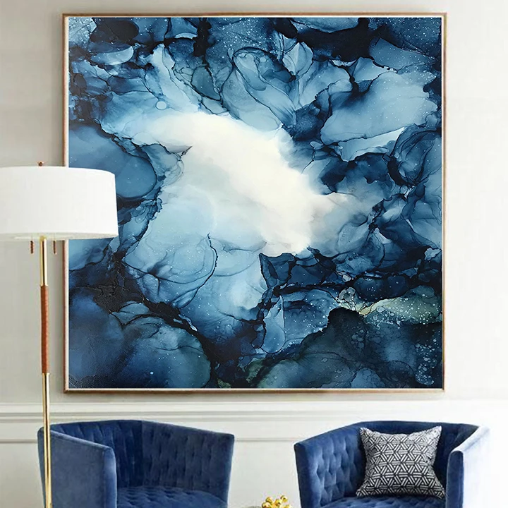 تابلو دکوراتیو مدل کهکشانی انتزاعی کد TC32T 