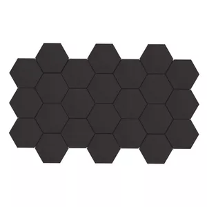 پنل آکوستیک اکوترپ مدل شش ضلعی hex12.12.4 بسته 24 عددی