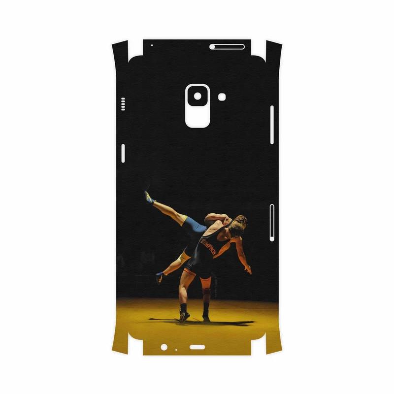 برچسب پوششی ماهوت مدل Wrestling-FullSkin مناسب برای گوشی موبایل سامسونگ Galaxy A8 Plus 2018
