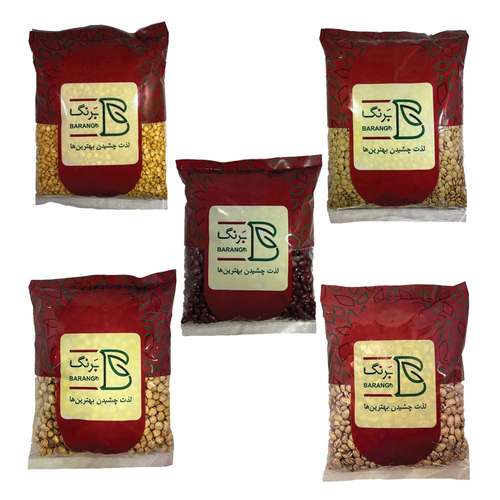 حبوبات برنگ - 500 گرم مجموعه 5 عددی