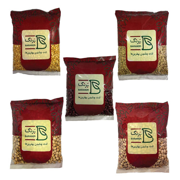 حبوبات برنگ - 500 گرم مجموعه 5 عددی