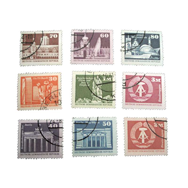 تمبر یادگاری مدل ملل کد  DS1718  مجموعه 9 عددی 