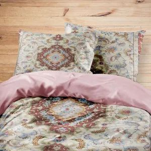 سرویس روتختی مدوپد طرح فرش تبریز مدل C-Tabriz40 یک نفره 4 تکه