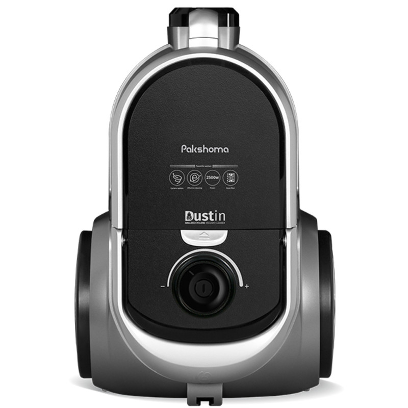 جاروبرقی 2500 وات بدون کیسه پاکشوما مدل DUSTIN 