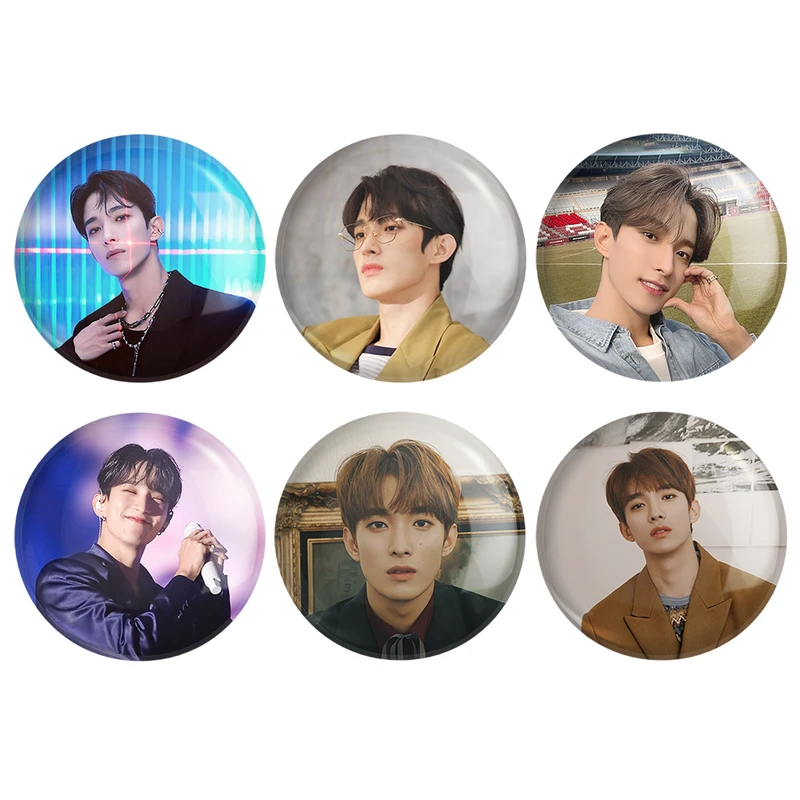 مگنت خندالو طرح دی کی گروه سونتین Seventeen کد 1296B مجموعه 6 عددی