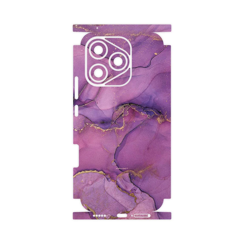 برچسب پوششی ماهوت مدل Purple Marble-FullSkin مناسب برای گوشی موبایل آنر 400 Lite