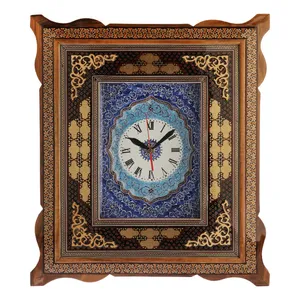 ساعت دیواری خاتم کاری کد ۴۵
