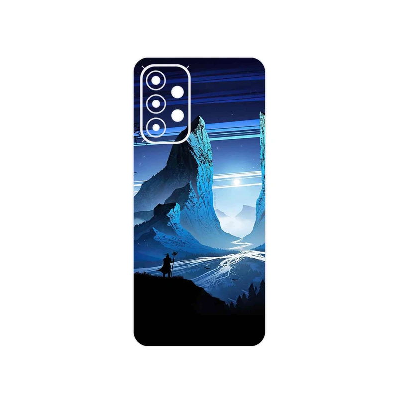 برچسب پوششی ماهوت مدل Blue Mountains Digital Art مناسب برای گوشی موبایل سامسونگ Galaxy A23