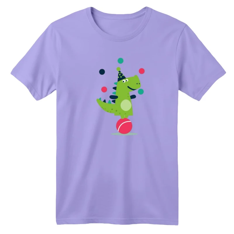 تی شرت آستین کوتاه بچگانه مدل دایناسور کد ۴