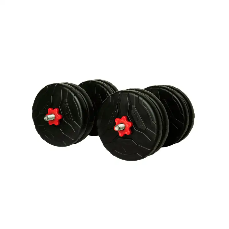دمبل رادیس فیت مدل Red Handle 10-2.5 وزن 10 کیلوگرم بسته دو عددی