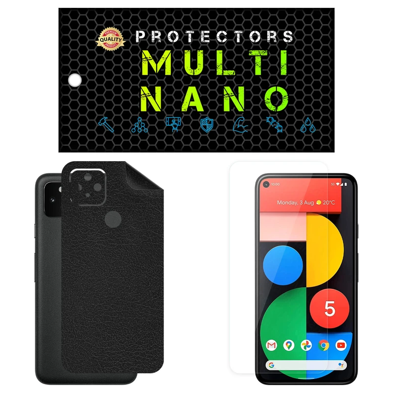 محافظ صفحه نمایش مولتی نانو مدل X-SFL مناسب برای گوشی موبایل گوگل Pixel 5 به همراه برچسب پوششی