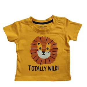 تیشرت آستین کوتاه نوزادی مدل لاین