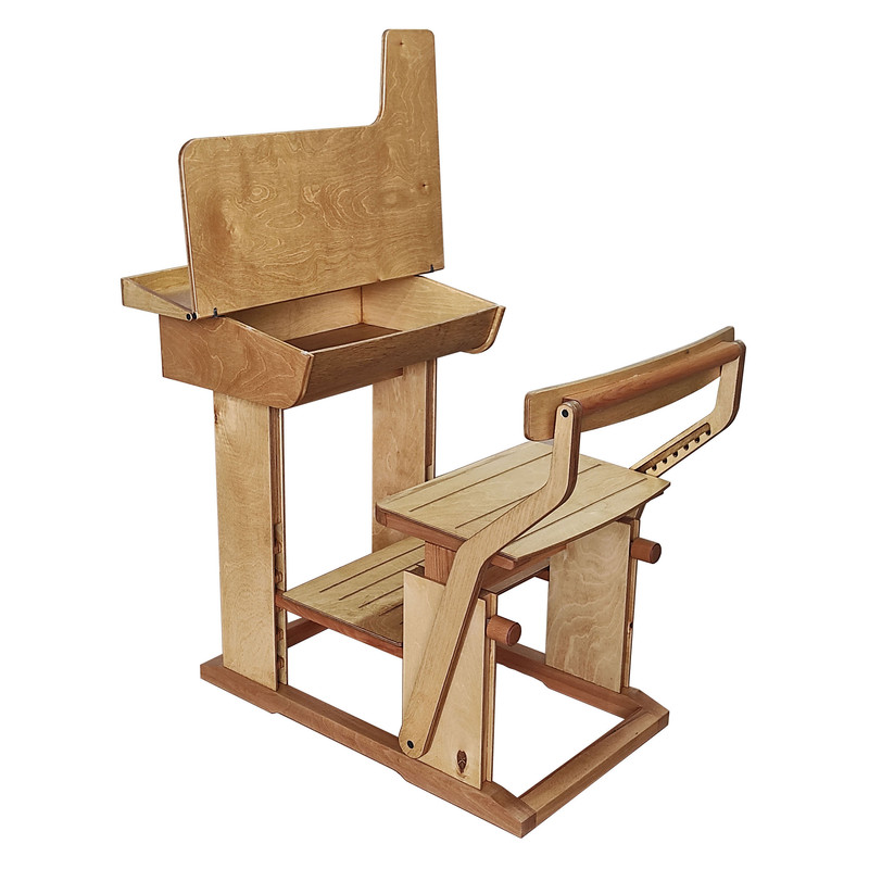 ست میز تحریر و صندلی مدل کلاسیک Over-Desk