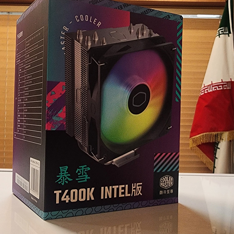 سیستم خنک کننده بادی کولر مستر مدل  T400K RGB