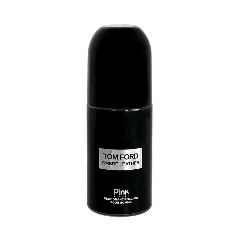 رول دئودورانت مردانه پینک ویژوآل مدل Tom Ford Ombre Leather حجم 60 میلی‌لیتر
