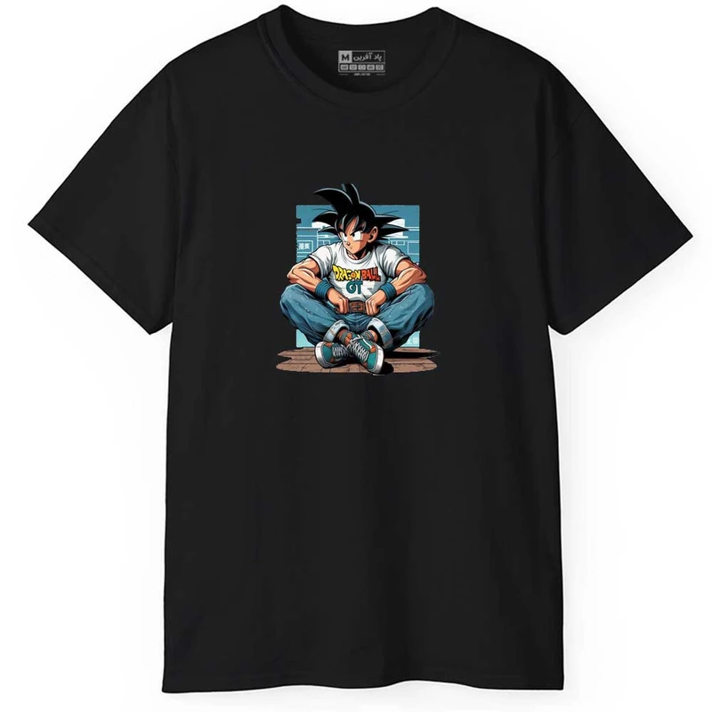 تی شرت آستین کوتاه مردانه پاد آفرین مدل دراگون کد 0643