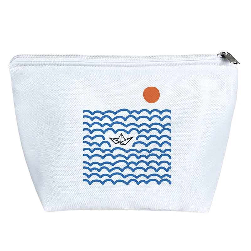 کیف لوازم آرایش دخترانه خندالو مدل قایق کاغذی کد 8696