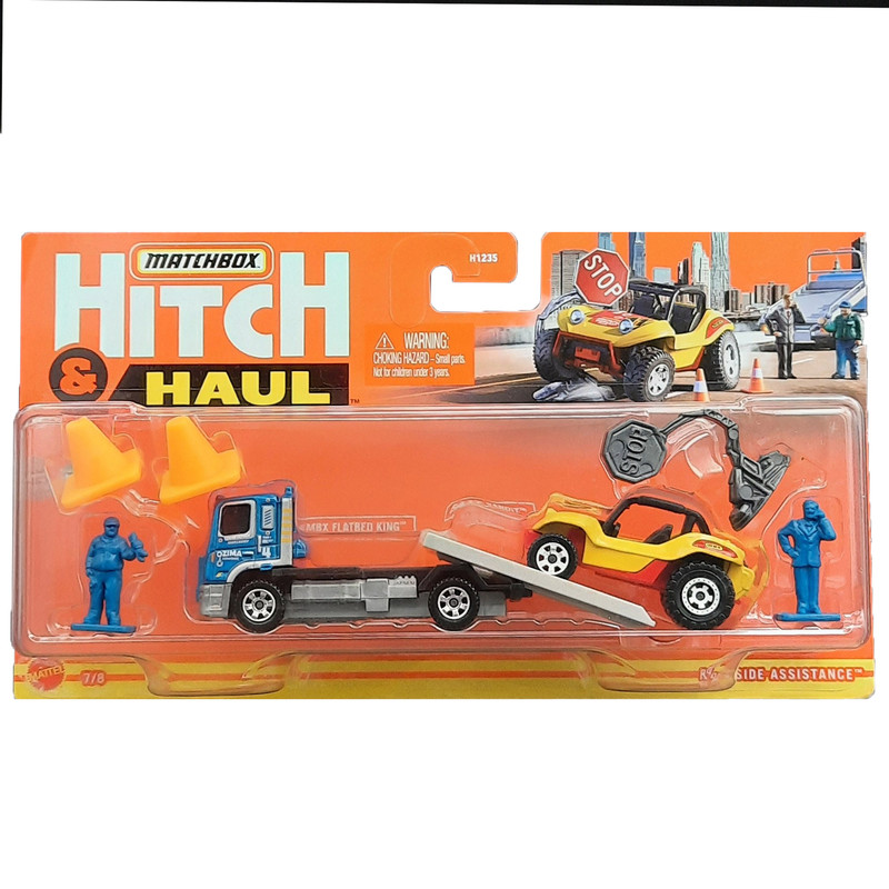 ماشین بازی مچ باکس مدل HITCH HAUL ROADSIDE ASSISTANCE
