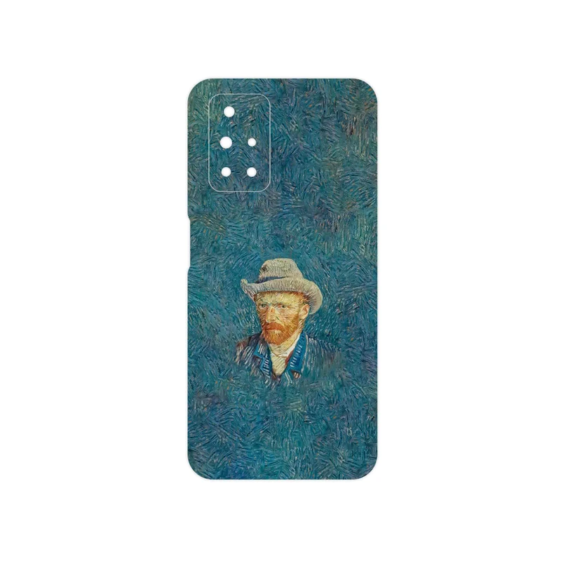 برچسب پوششی ماهوت مدل Self portrait with a gray felt hat مناسب برای گوشی موبایل شیائومی Redmi 10
